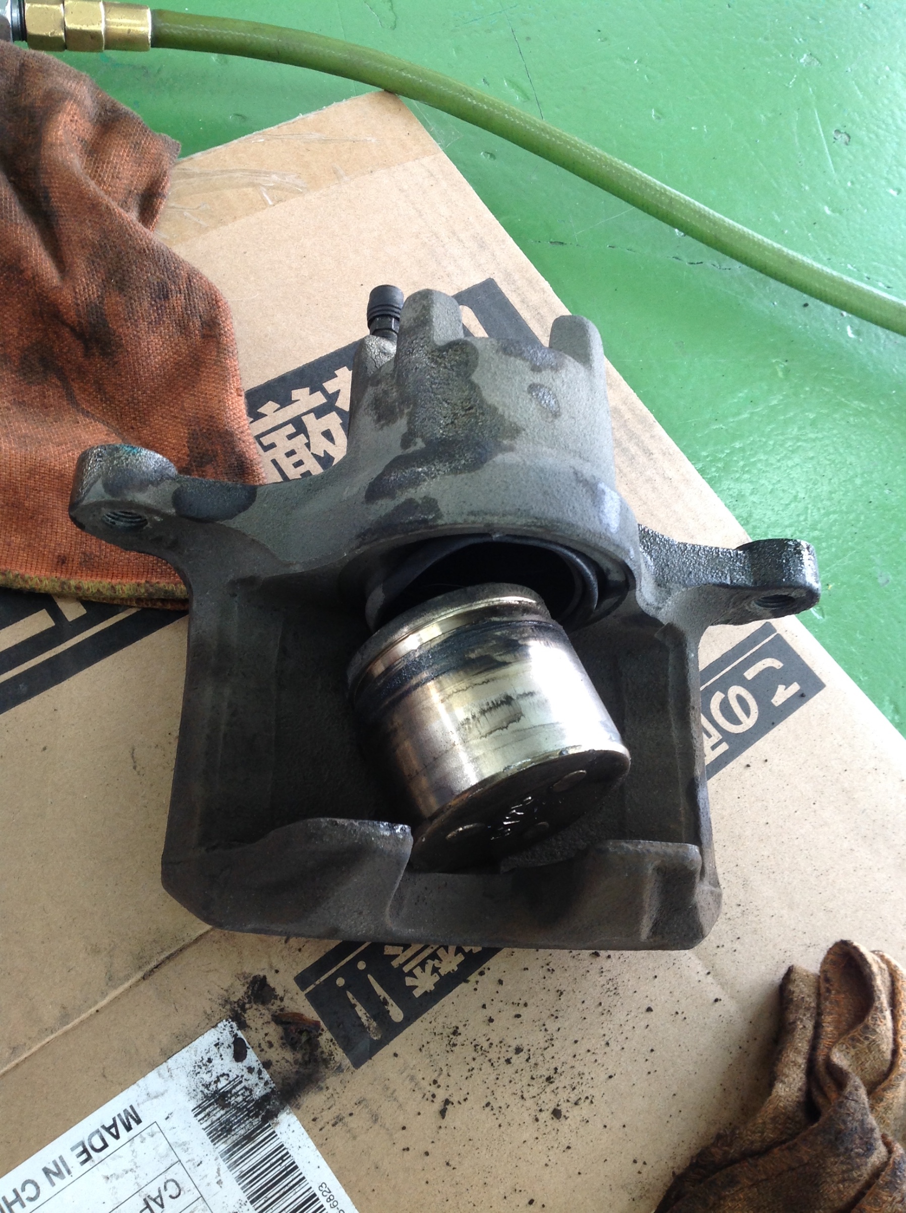 分解して掃除前