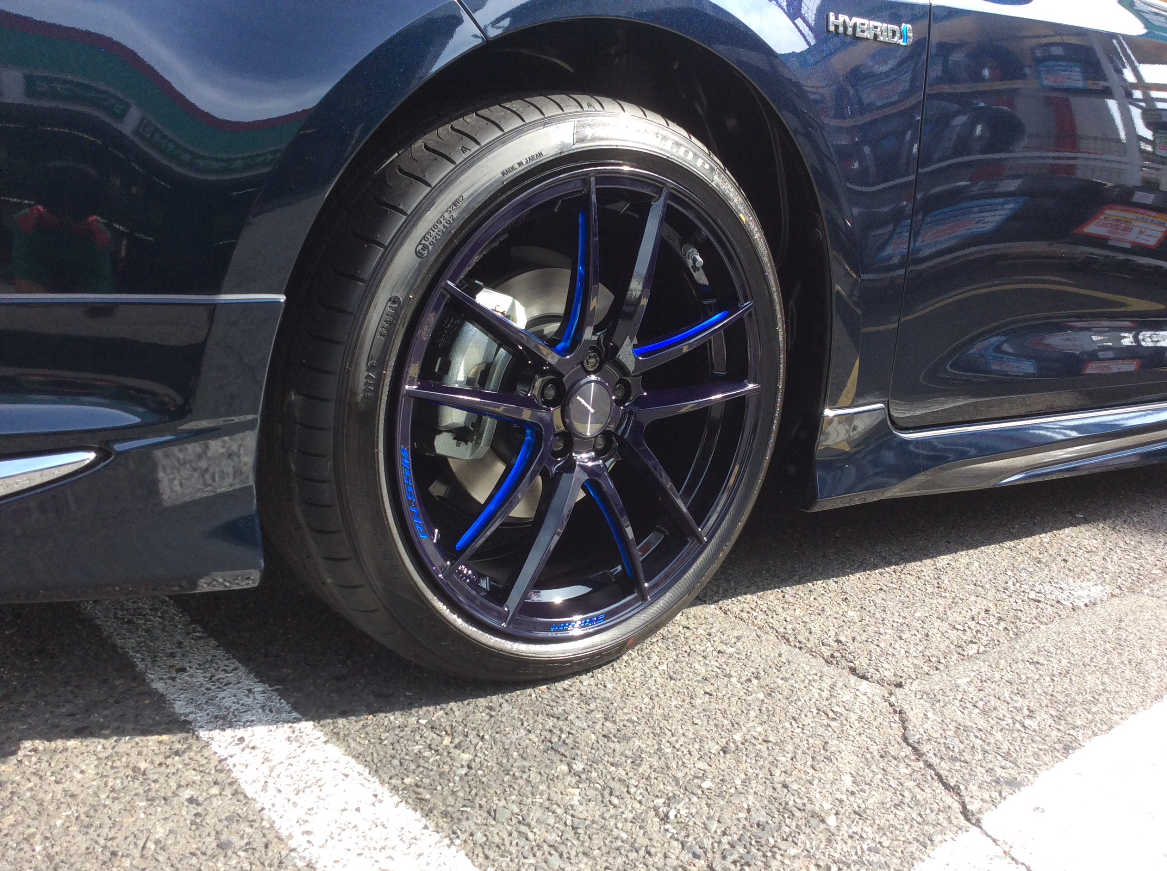 カローラスポーツにWed's Sports RN−55M取付け(^^) | トヨタ タイヤ