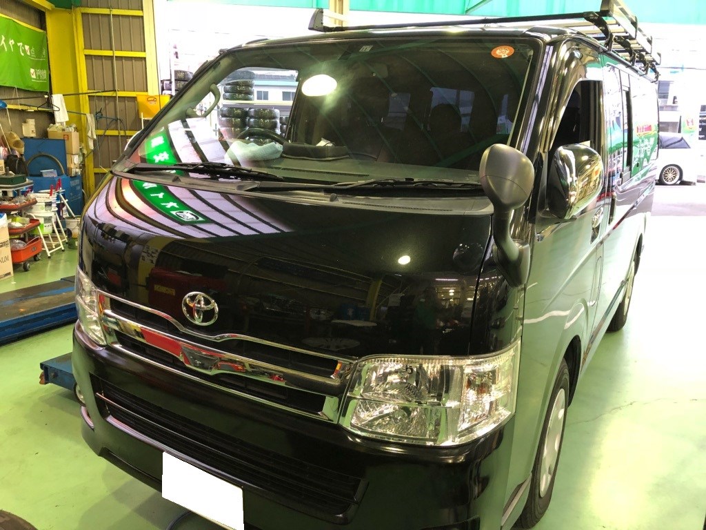 200系ハイエース キャリア取付 | トヨタ ハイエース その他 パーツ取付