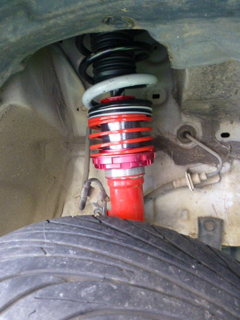 ダイハツタント L350S 車高調