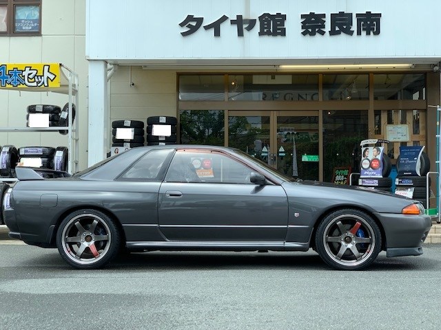 スカイラインR32 レイズTE37SL 取り付け(*^^)v | 日産 スカイラインGT