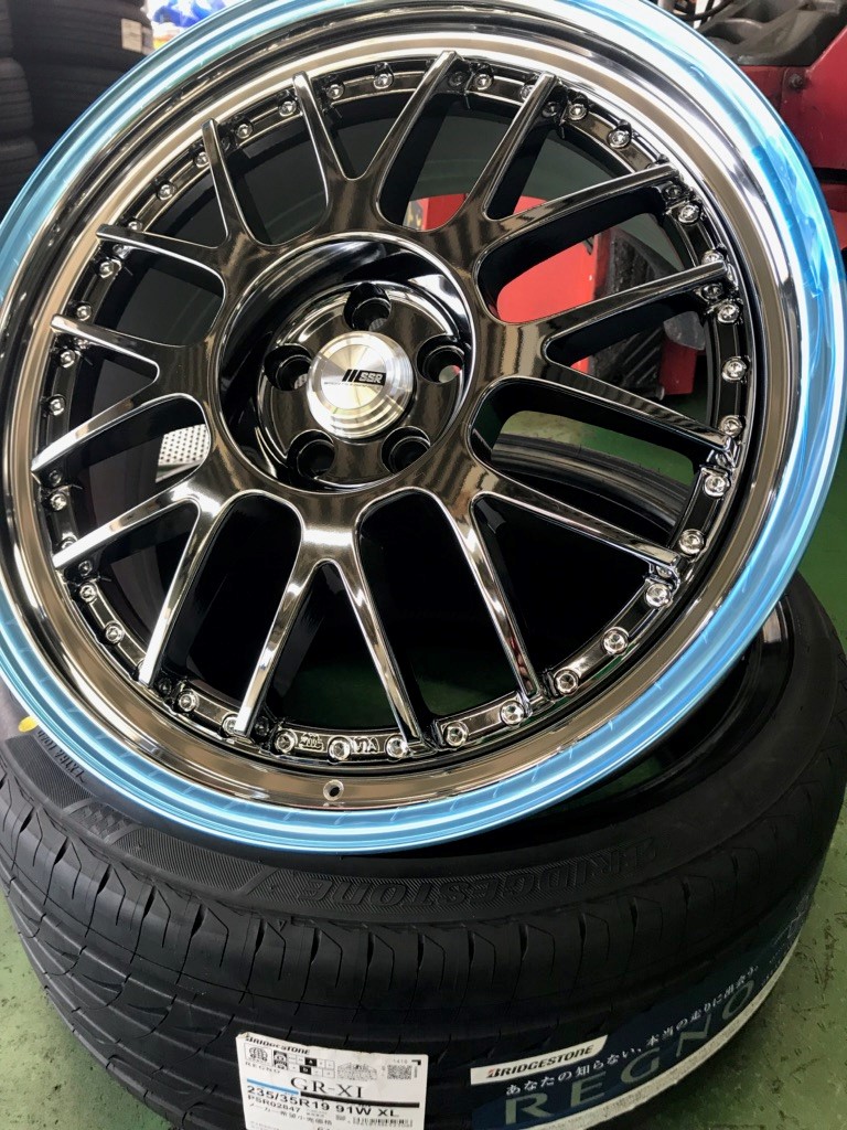トヨタ プリウスPHV（ZVW52) SSR プロフェッサー MS1 19インチ