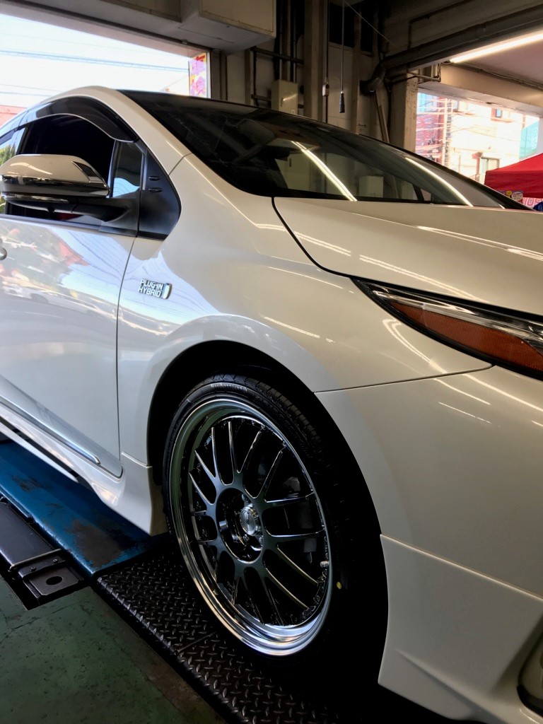 トヨタ プリウスPHV（ZVW52) SSR プロフェッサー MS1 19インチ