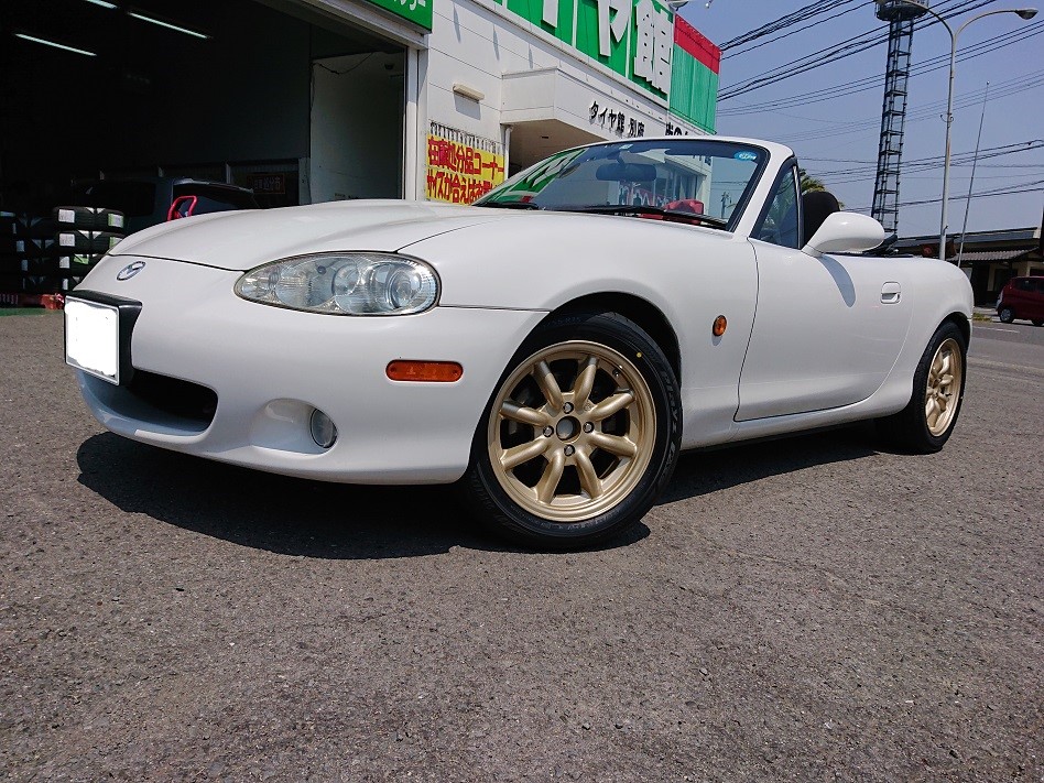 NBロードスターにワタナベ☆ | マツダ ロードスター ホイール タイヤ