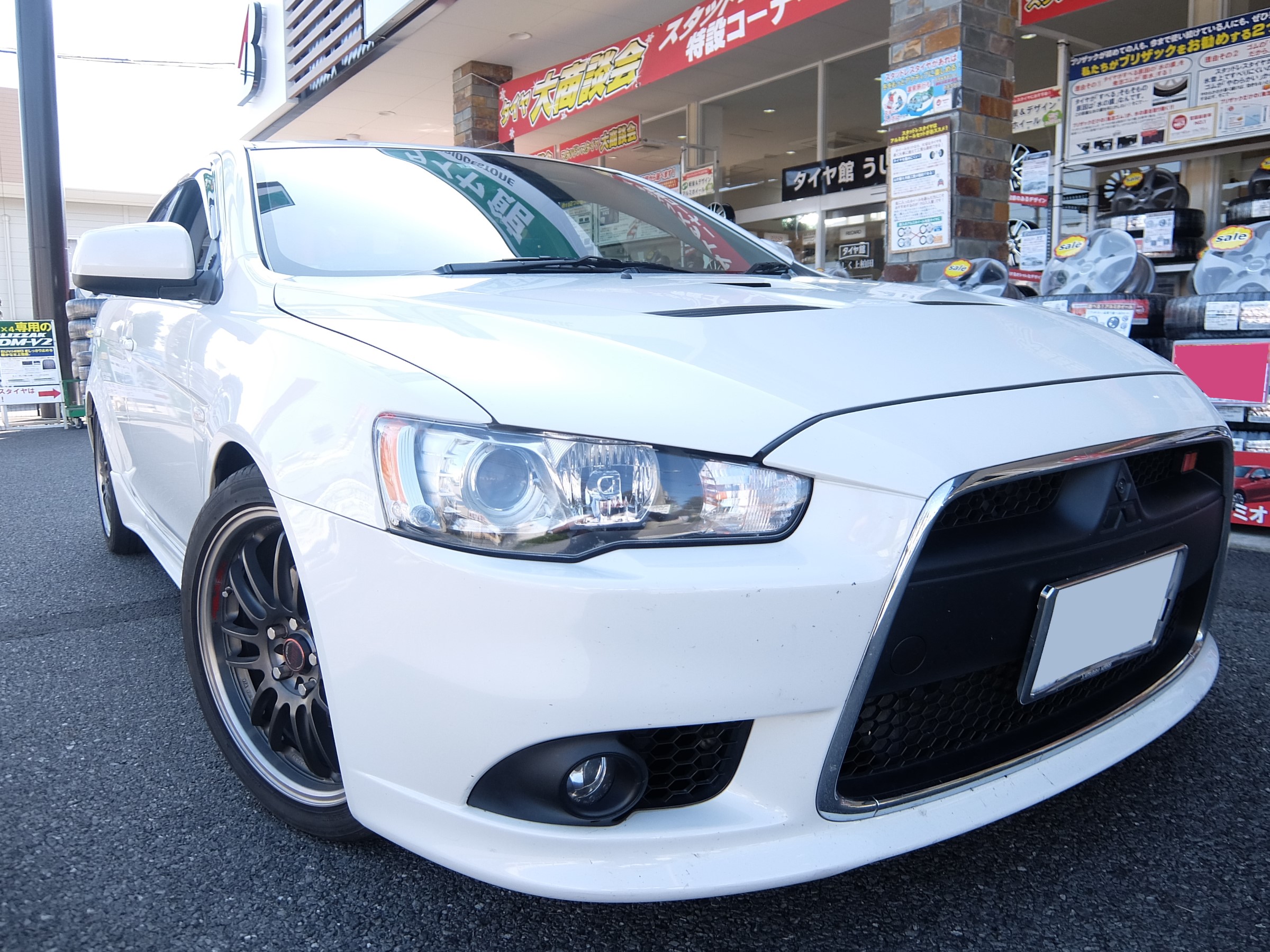 三菱・ギャランフォルティススポーツバック・CX4A】TEIN車高調取付け