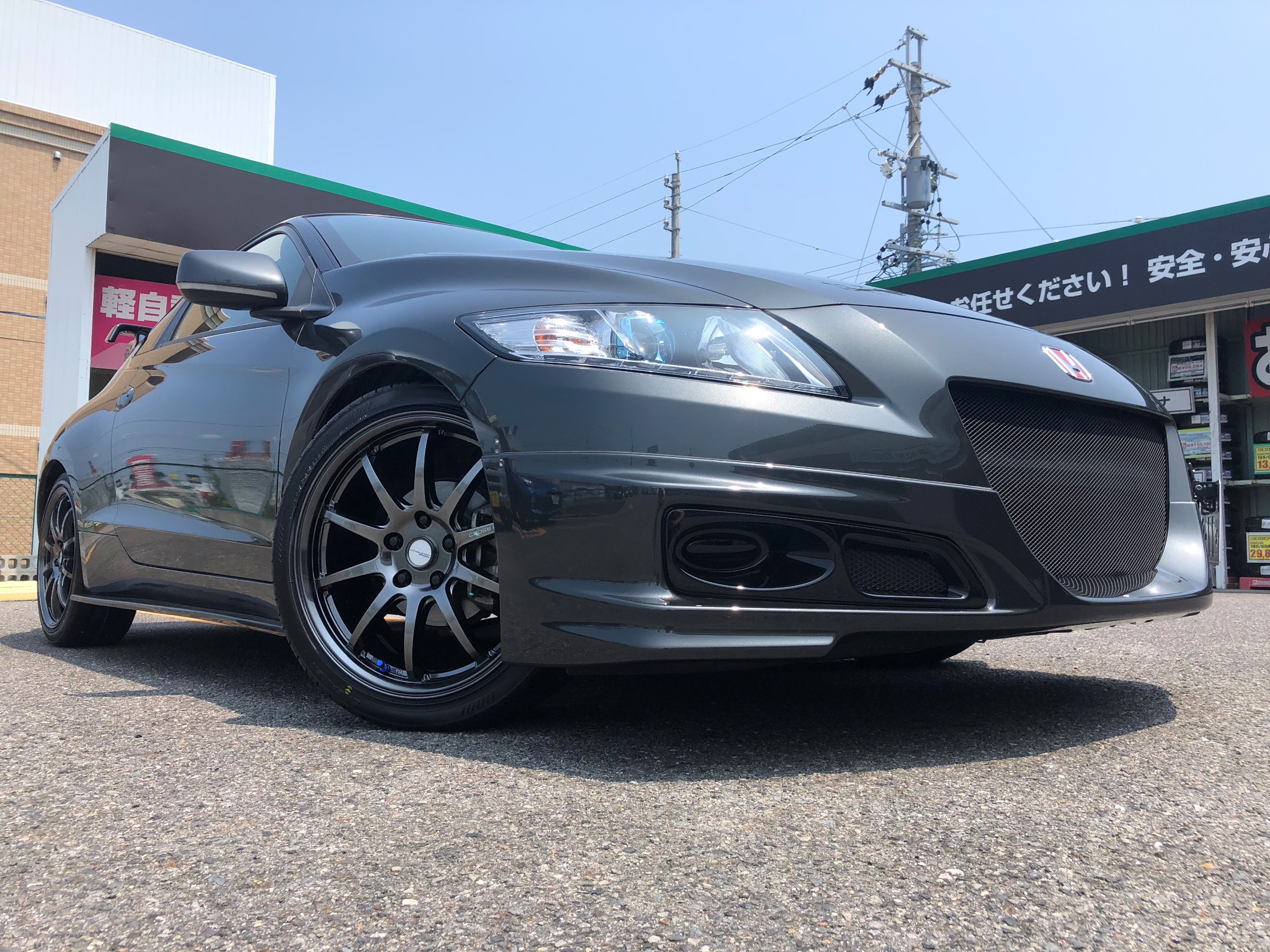 CR-Z【ダウンサス・タイヤホイールセット取付】 | ホンダ CR-Z