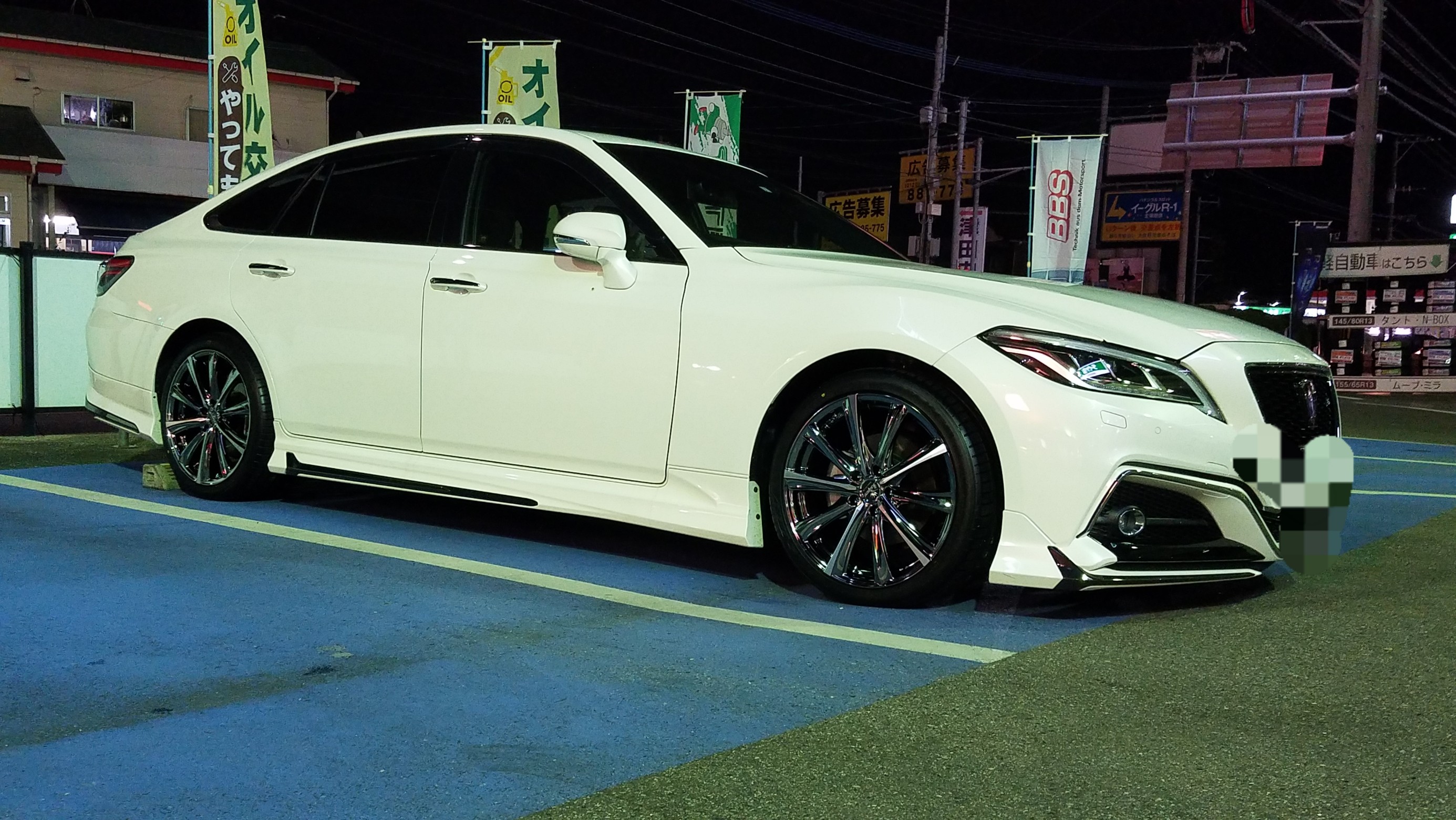 新型クラウン ＡＲＳ220 タイヤホイール 取付 | トヨタ クラウン