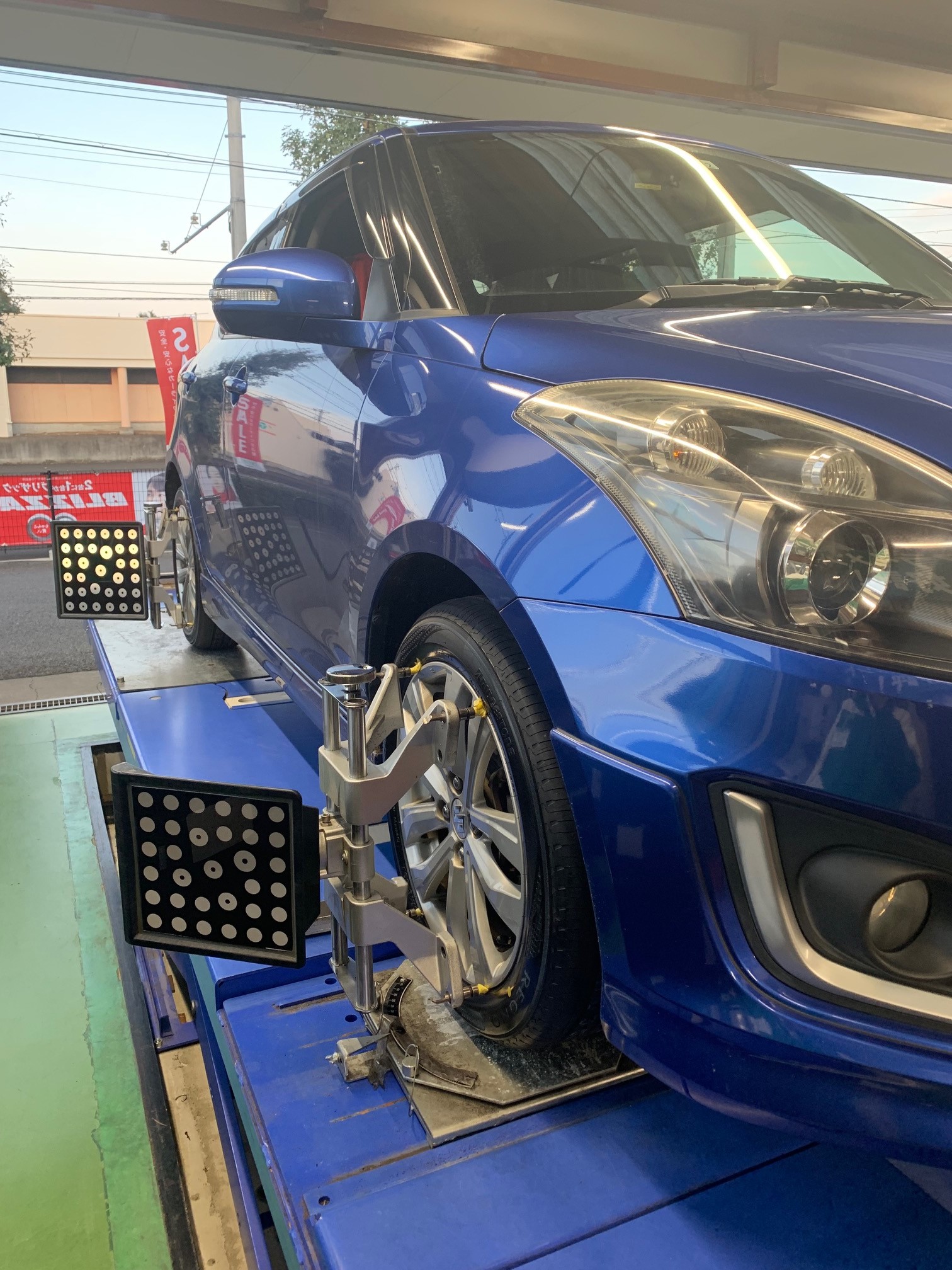 スズキ・スイフト・ＺＣ72Ｓ】タイヤ交換、アライメント調整 | スズキ