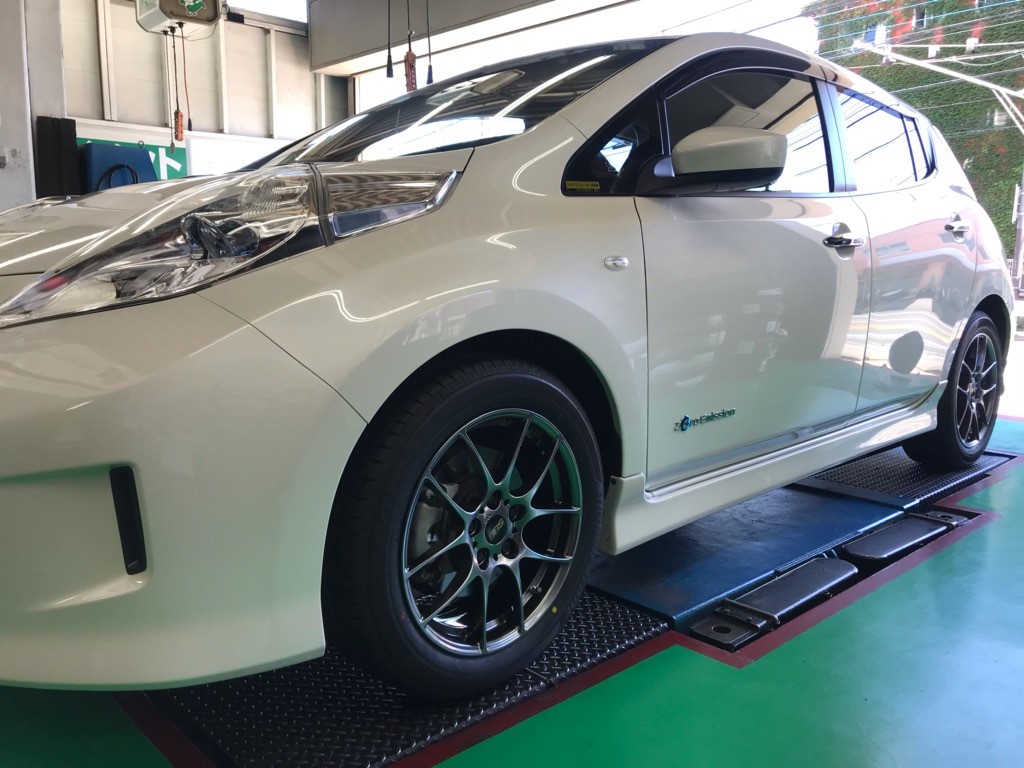 日産リーフ BBS RF 17インチ取付 （航続距離を延ばすために！） | 日産