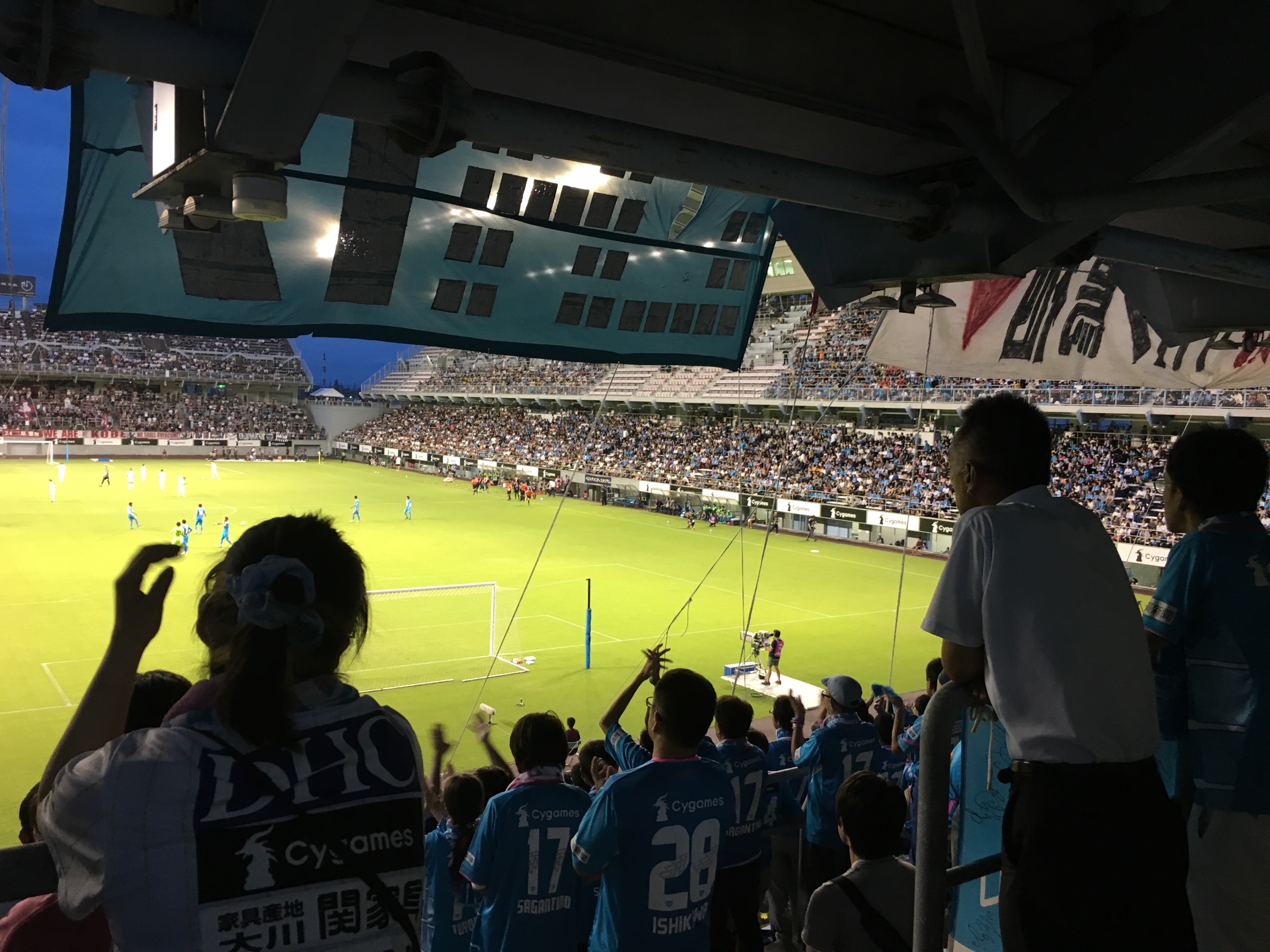 スタジアム風景です。