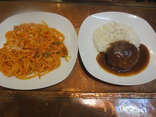 どっちも炭水化物ですが、ペロッと食べました♪