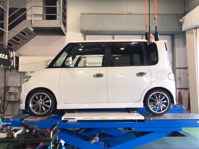 ダイハツ タント（Ｌ350）のタイヤホイール交換をしました