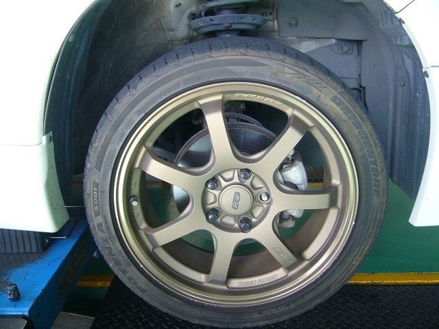CR-Z ポテンザS007A 205/45R17 タイヤ交換＋アライメント調整 | ホンダ