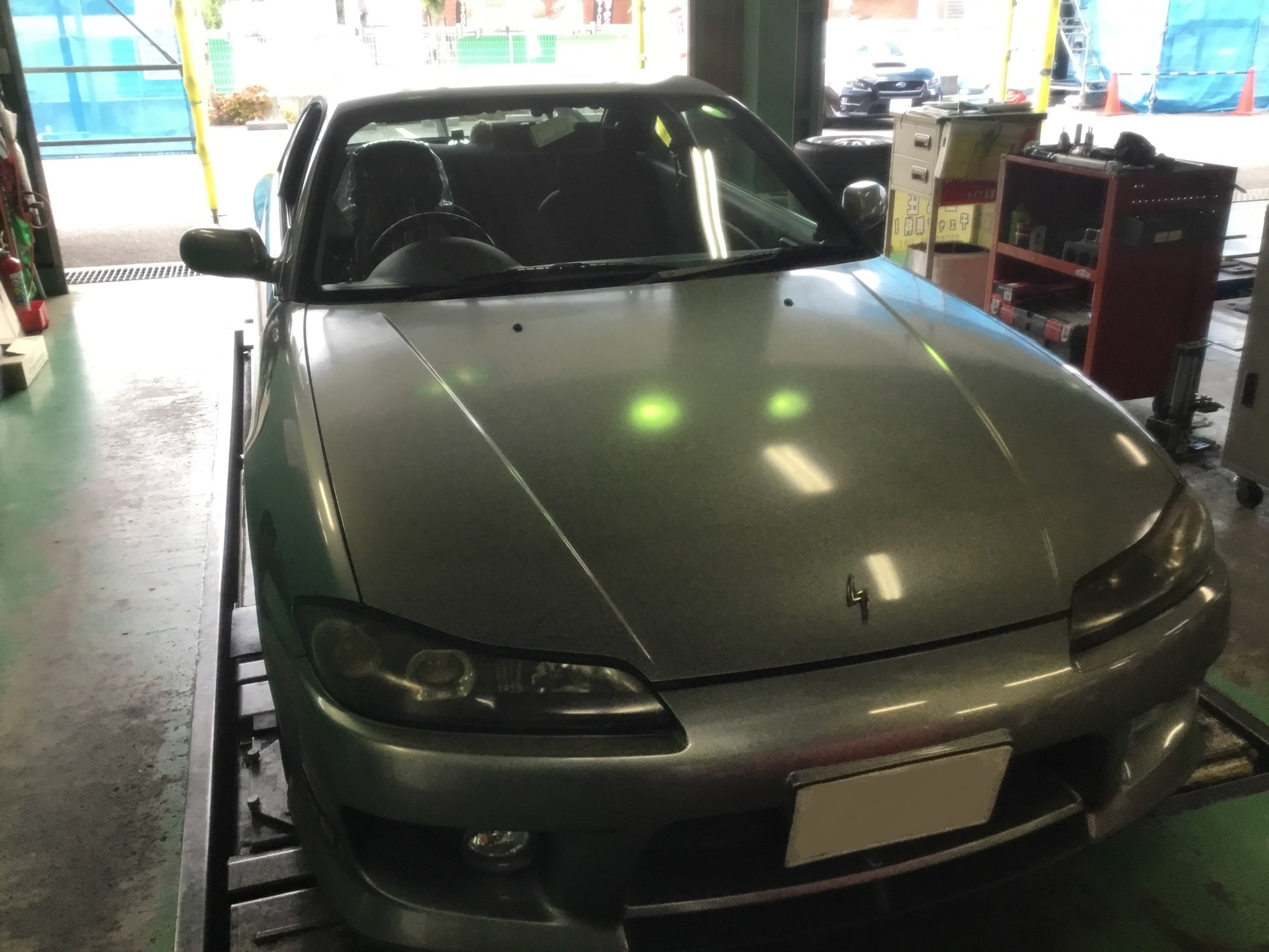 S15シルビア、アルミホイール交換！ | 日産 シルビア ホイール タイヤ