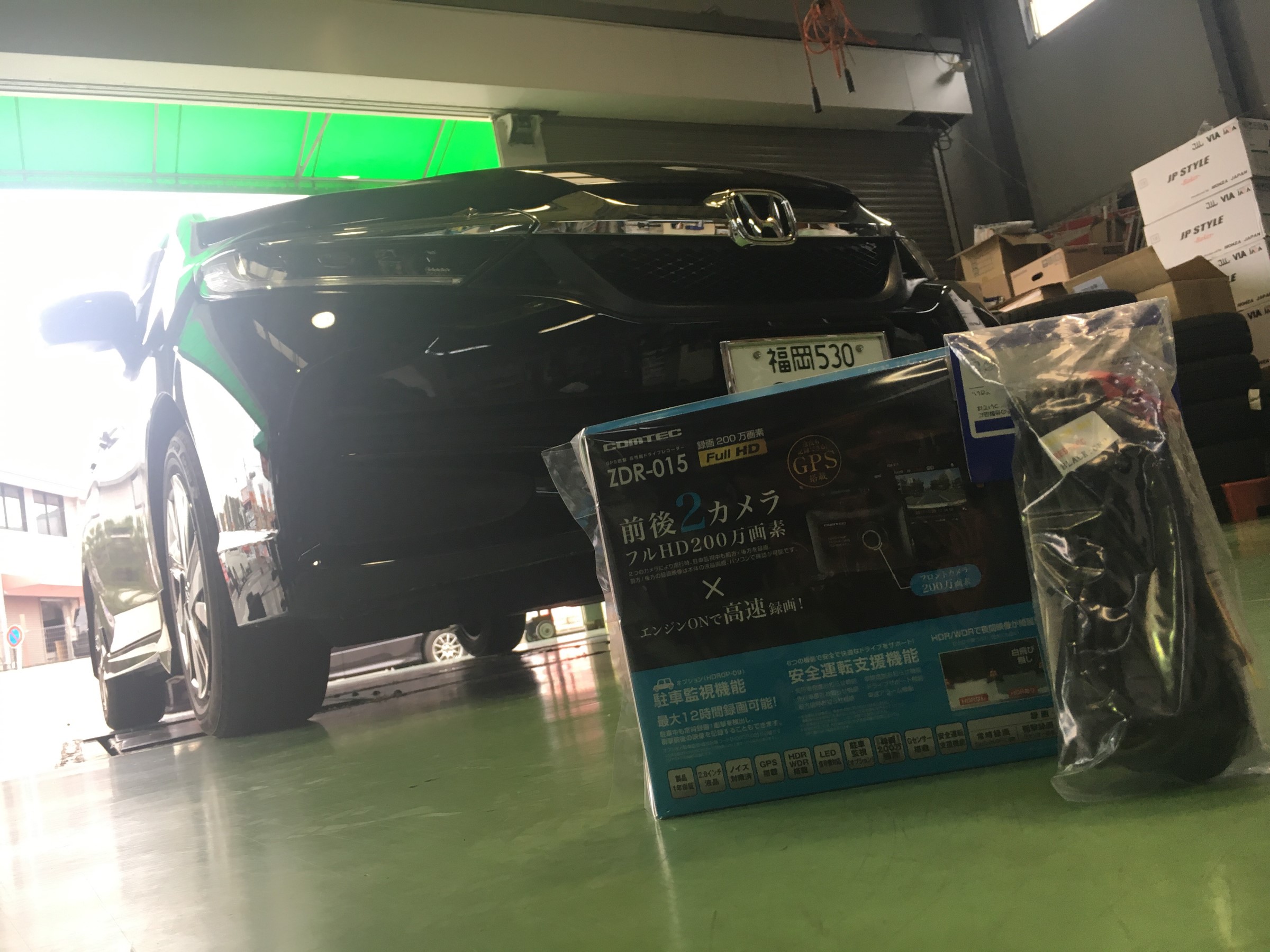 ホンダ シャトルにドライブレコーダーをお取り付けしました ホンダ シャトル その他 パーツ取付 各種用品取付 技術サービス施工事例 タイヤ館 福岡東 タイヤからはじまる トータルカーメンテナンス タイヤ館グループ