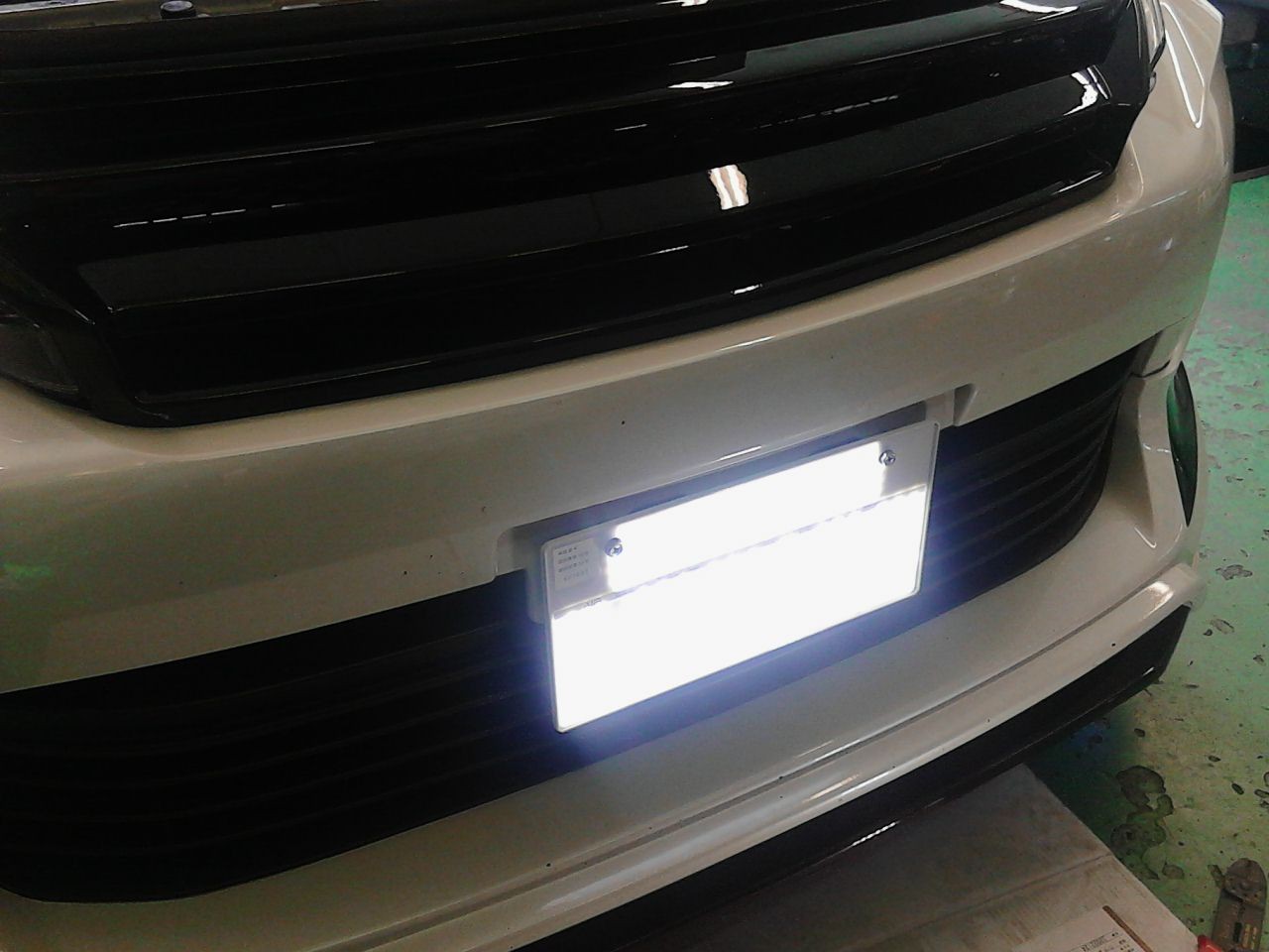超薄型 LED 1枚セット AIR 国交省認定商品 字光式ナンバー 車検対応 電光式 人気TOP 字光式ナンバー