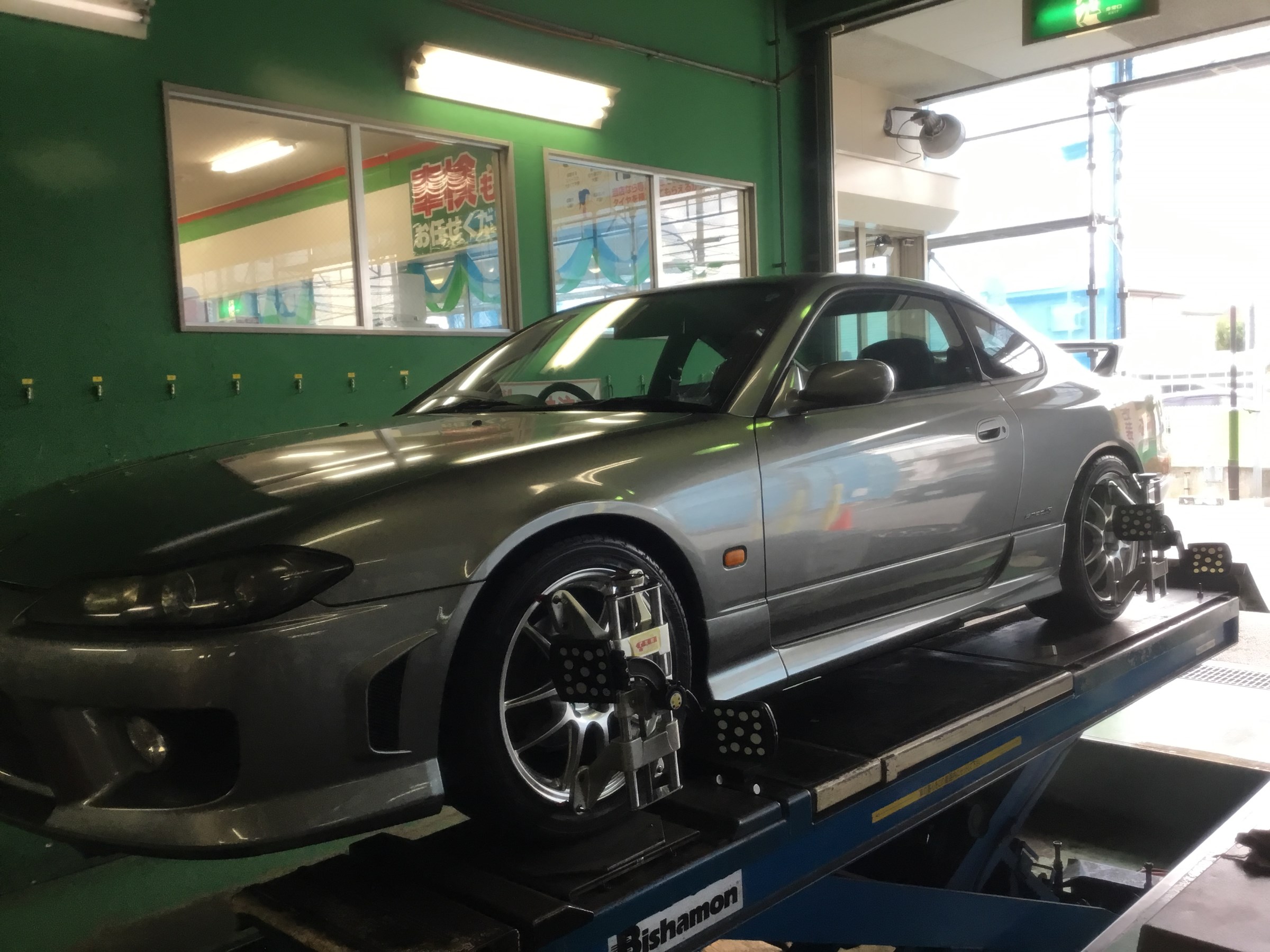 S15シルビア、アルミホイール交換！ | 日産 シルビア ホイール タイヤ