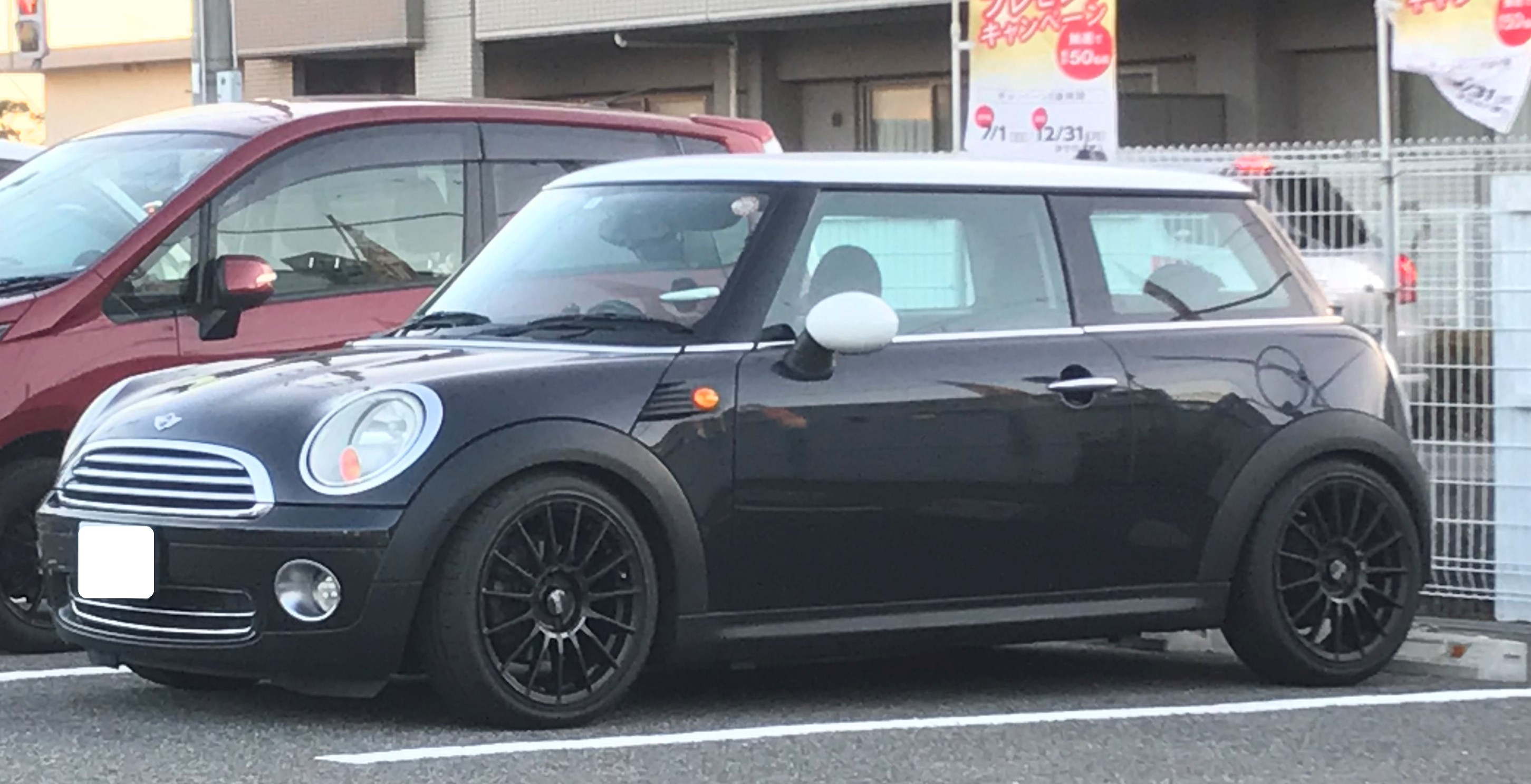 ☆ミニクーパー Ｒ５６ テイン車高調 ホイルセット 取り付け