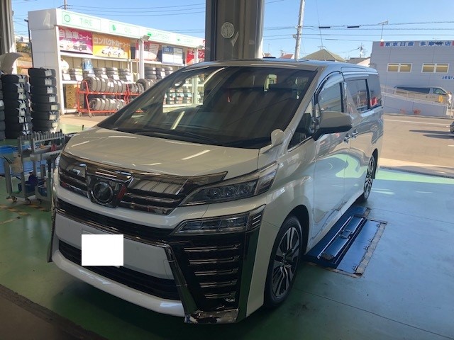 30系ヴェルファイア BLITZ車高調、エアクリーナー装着 | 店舗お