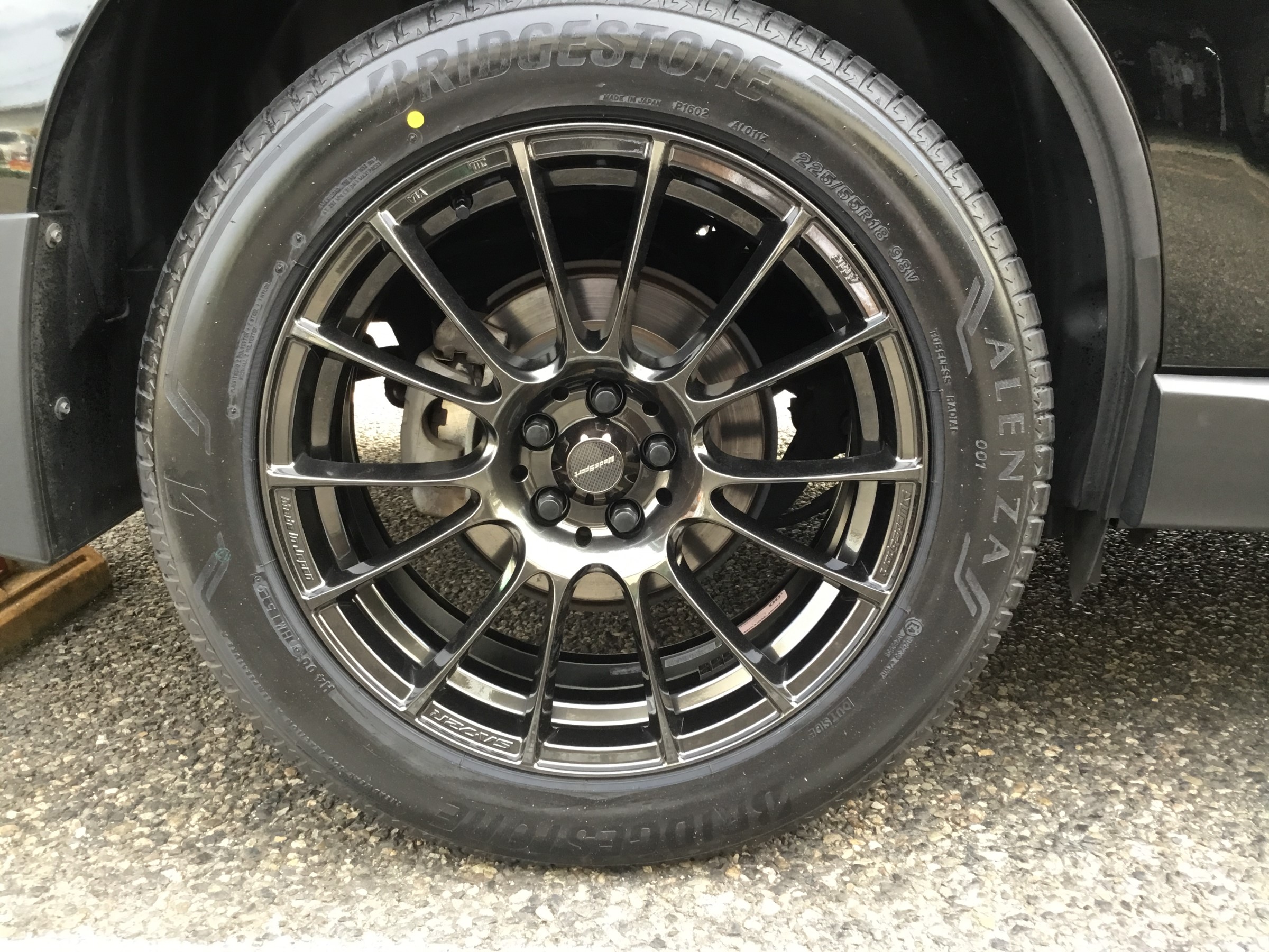 組み換え作業可能 軽量 Weds sport SA-72R 18インチ2本
