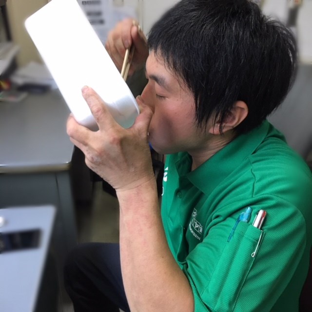 スタッフ撮影　アプリ機能でモザイク入れてます