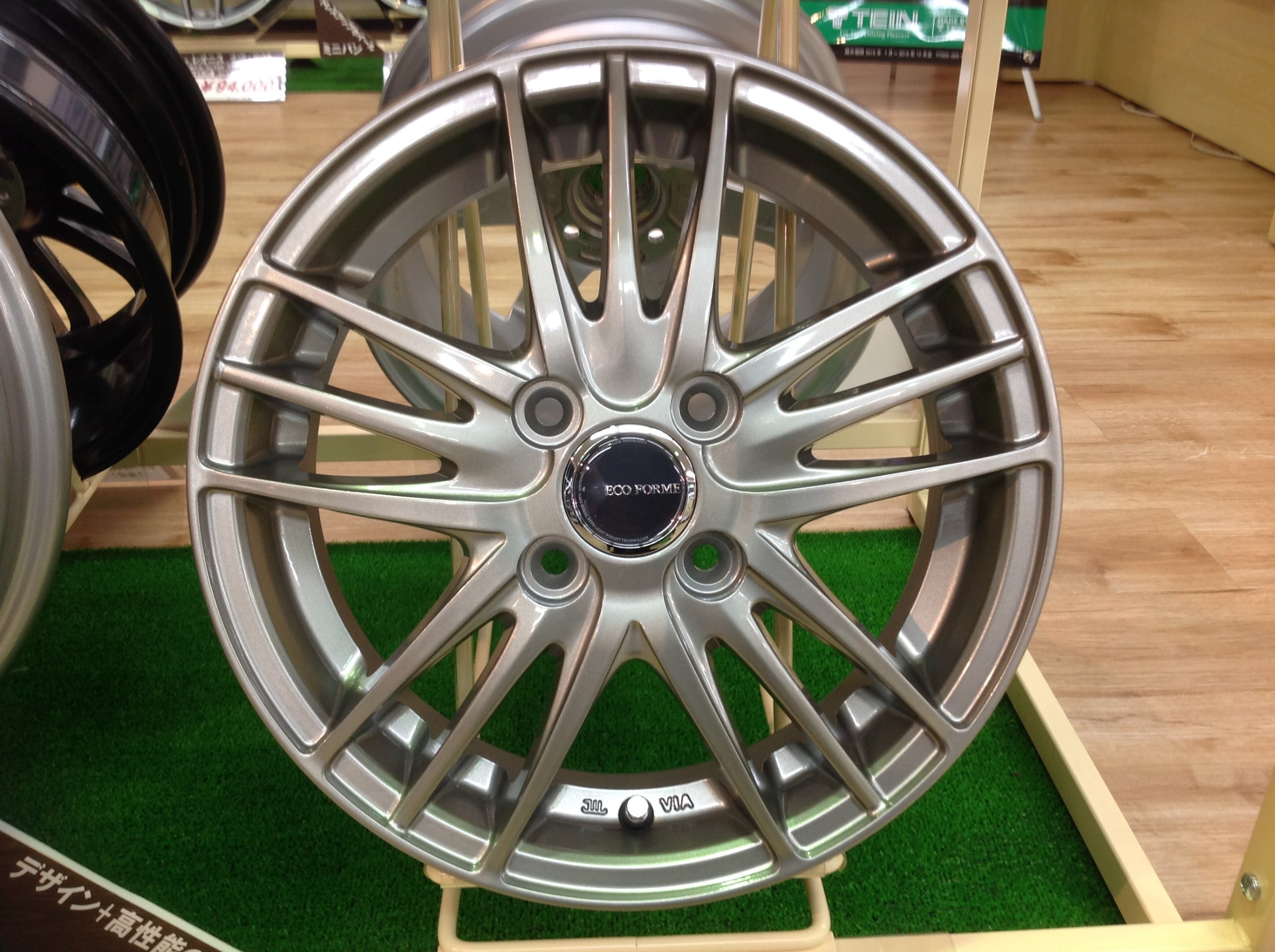 BRIDGESTONE ECO FORME エコフォルム SE-18 ホイール 4本 7J-17 PCD100 5穴 +53 ハブ73 インプレッサ  エクシーガ レガシィ などに！ aa17 : 太平タイヤ Yahoo!ショッピング店 - 通販 - Yahoo!ショッピング