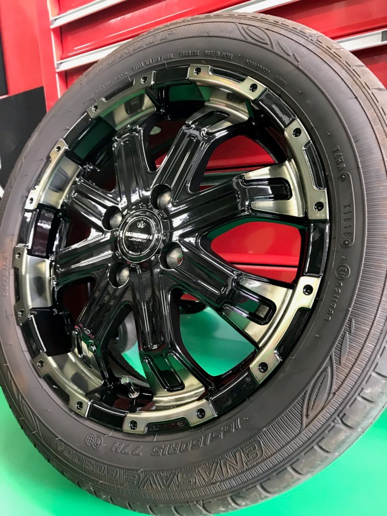 スズキ ハスラー バドックス ロクサーニ バトルシップ4 15インチ