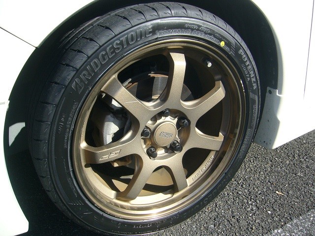 CR-Z ポテンザS007A 205/45R17 タイヤ交換＋アライメント調整 | ホンダ