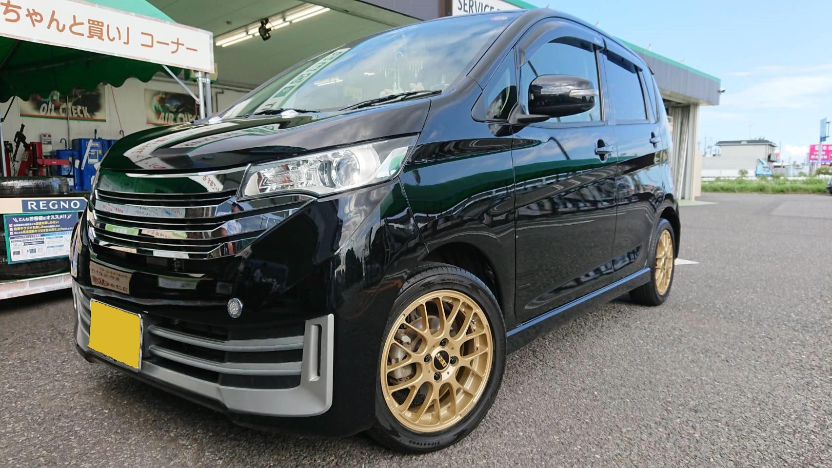 日産・デイズ（B21W)】アルミホイールの交換です。 | 日産 デイズ