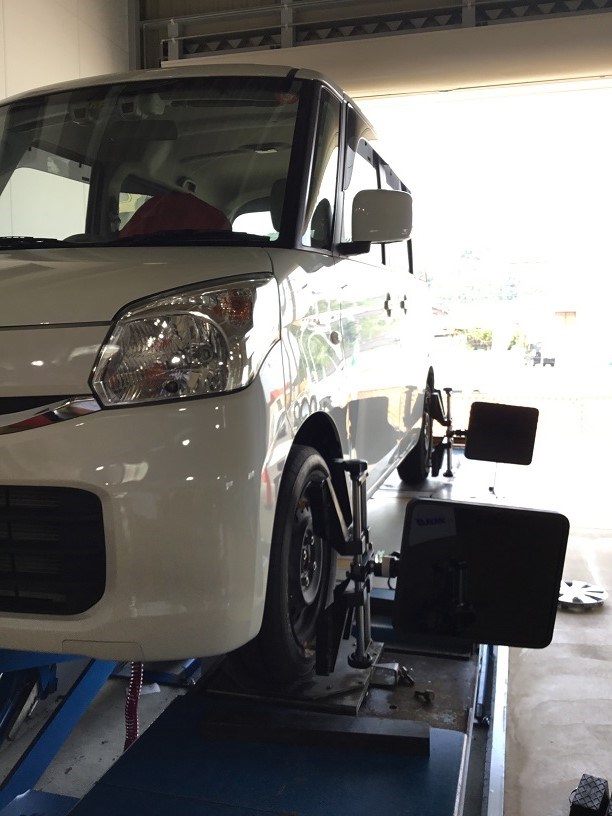 アライメント調整中