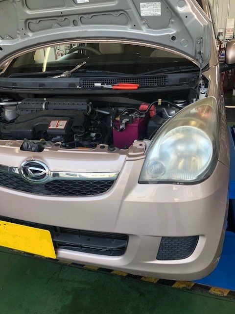 エアコンが効かない 修理 ダイハツ ミラ ダイハツ ミラ サービス事例 タイヤ館 多摩境 タイヤからはじまる トータルカーメンテナンス タイヤ館グループ