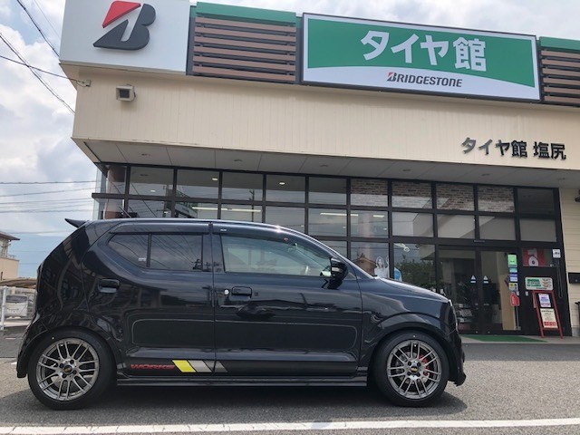 アルトワークス Ha36s スズキ アルトワークス4wd ホイール タイヤ ホイール関連 タイヤ ホイール交換 スタッフ日記 タイヤ館 塩尻 タイヤからはじまる トータルカーメンテナンス タイヤ館グループ