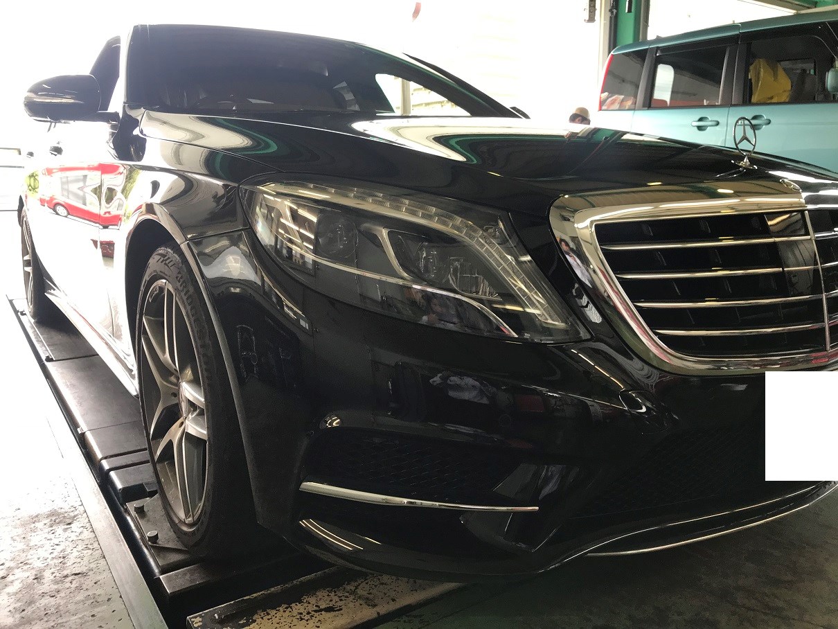 ベンツSクラス W222 2台同時に・・タイヤ交換 | サービス事例 | タイヤ