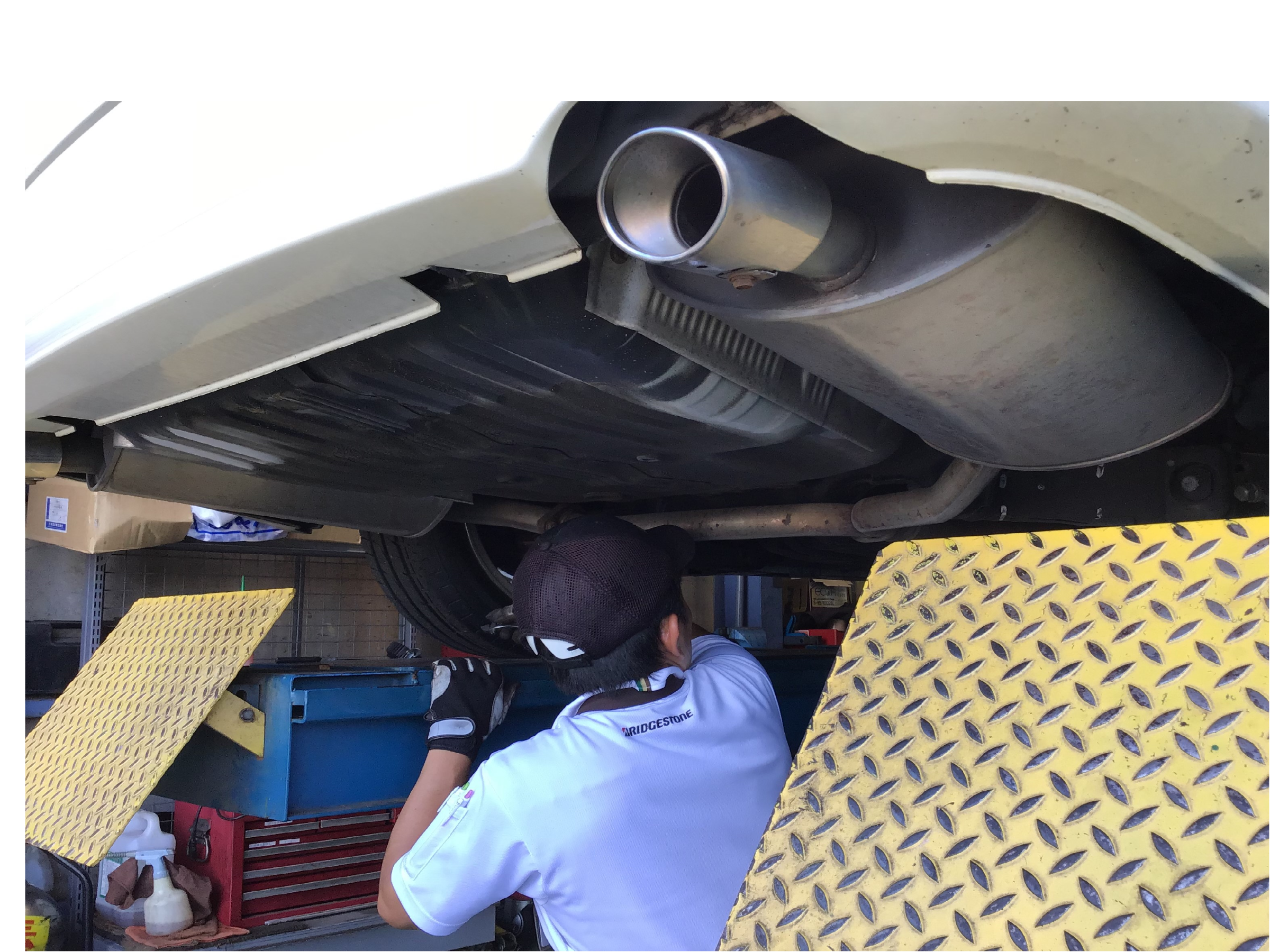 アライメント作業風景