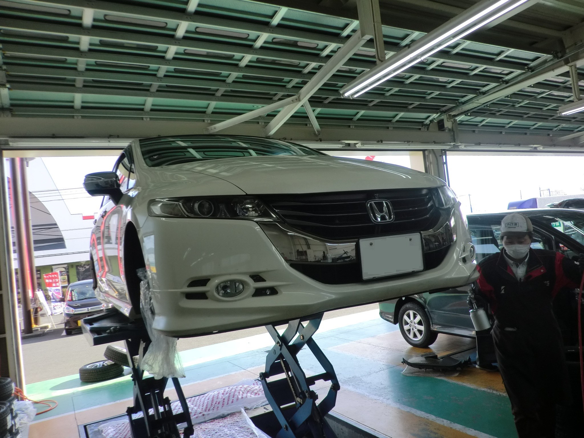 オデッセイ 防錆コーティング ホンダ オデッセイ サービス事例 タイヤ館 水沢 タイヤからはじまる トータルカーメンテナンス タイヤ館グループ