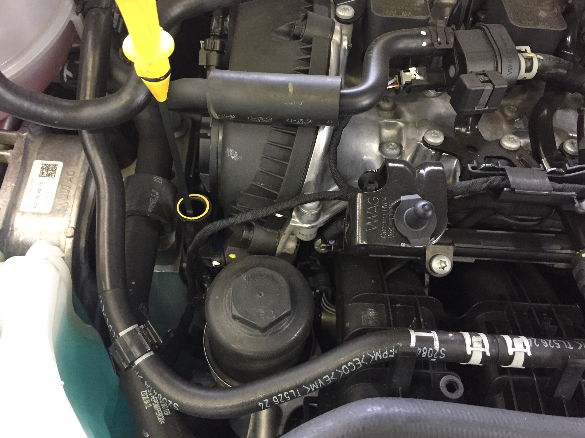 ゴルフR 7.5 エンジンオイル交換 | フォルクスワーゲン ゴルフ7 R メンテナンス商品 | スタッフ日記 | タイヤ館 府中 |  東京都のタイヤ、カー用品ショップ タイヤからはじまる、トータルカーメンテナンス タイヤ館グループ