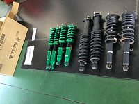JZS-171 クラウン 車高調 日正タイヤ ワンオフ ロックシート固着あり