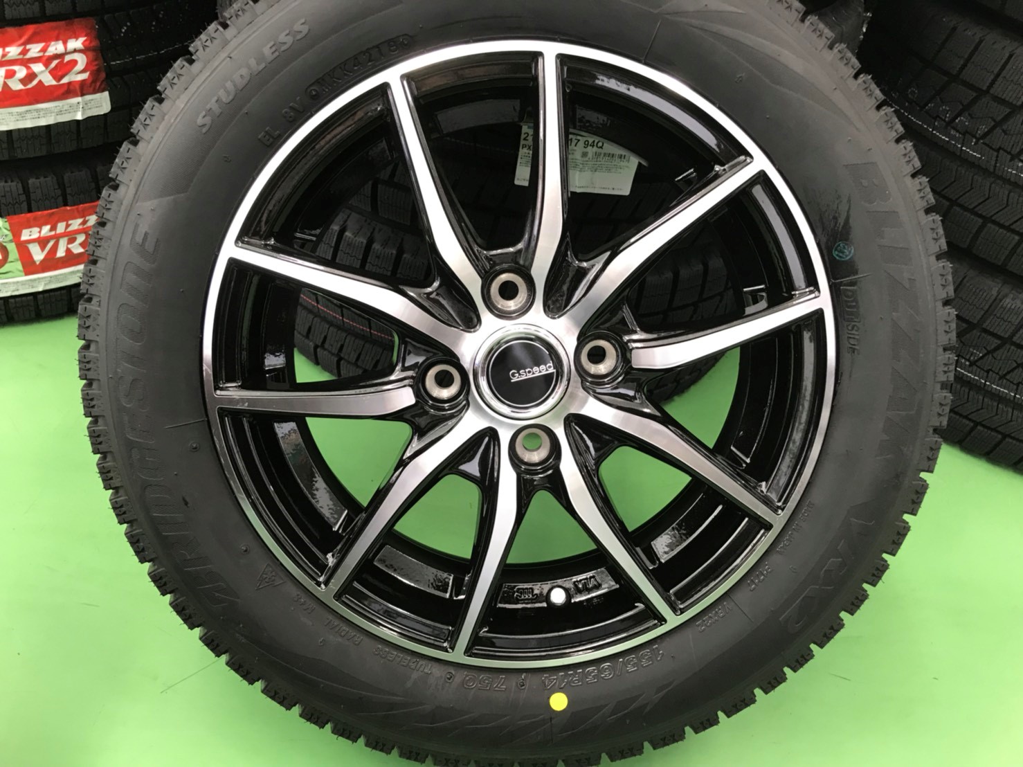 スズキ・スペーシア（MK53S）】スタッドレスタイヤ・ホイール交換