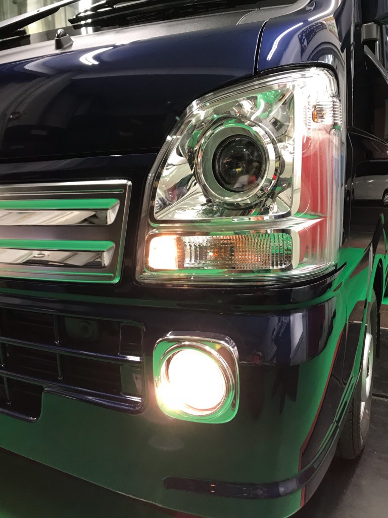 スズキ キャリ h4LEDヘッドライト2個 トラック ledヘッドライト