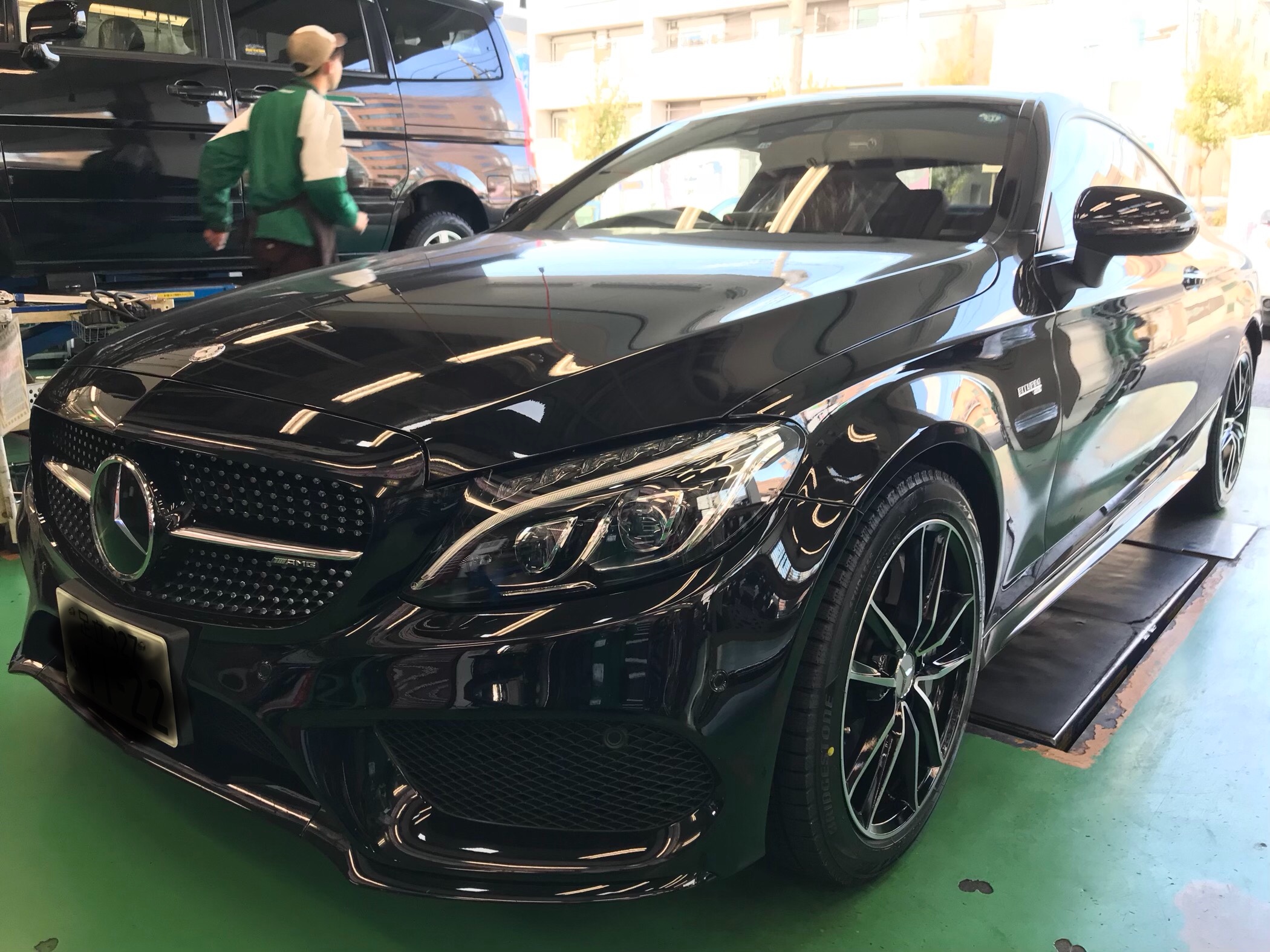 メルセデスベンツ C118 CLA45S AMG用 オールシーズンタイヤ ミシュラン クロスクライメートプラス 255 35R19 96Y XL  チームスパルコ べネージュ タイヤホイール4本セット 超特価SALE開催！