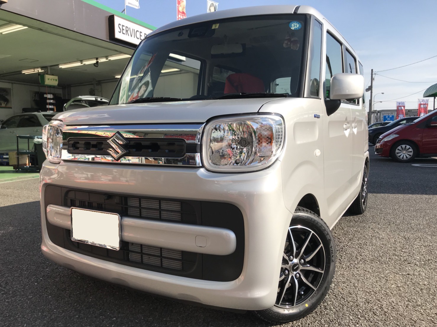 スズキ・スペーシア（MK53S）】スタッドレスタイヤ・ホイール