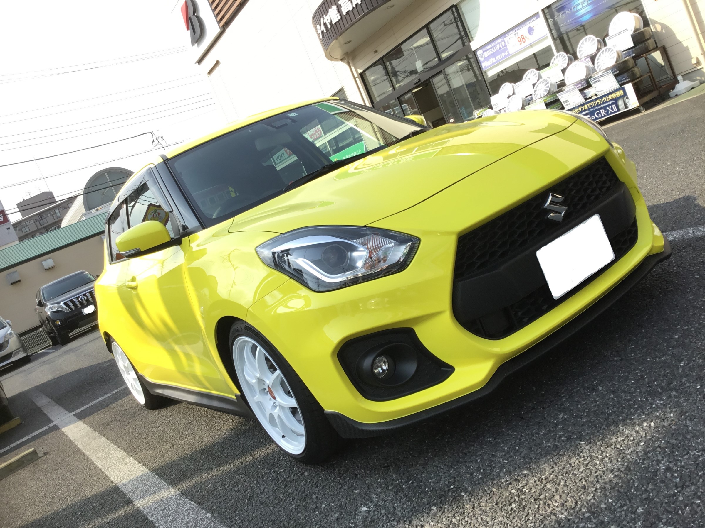 ZC33S スイフトスポーツ 車高調取付け 車高調整 ブッシュ