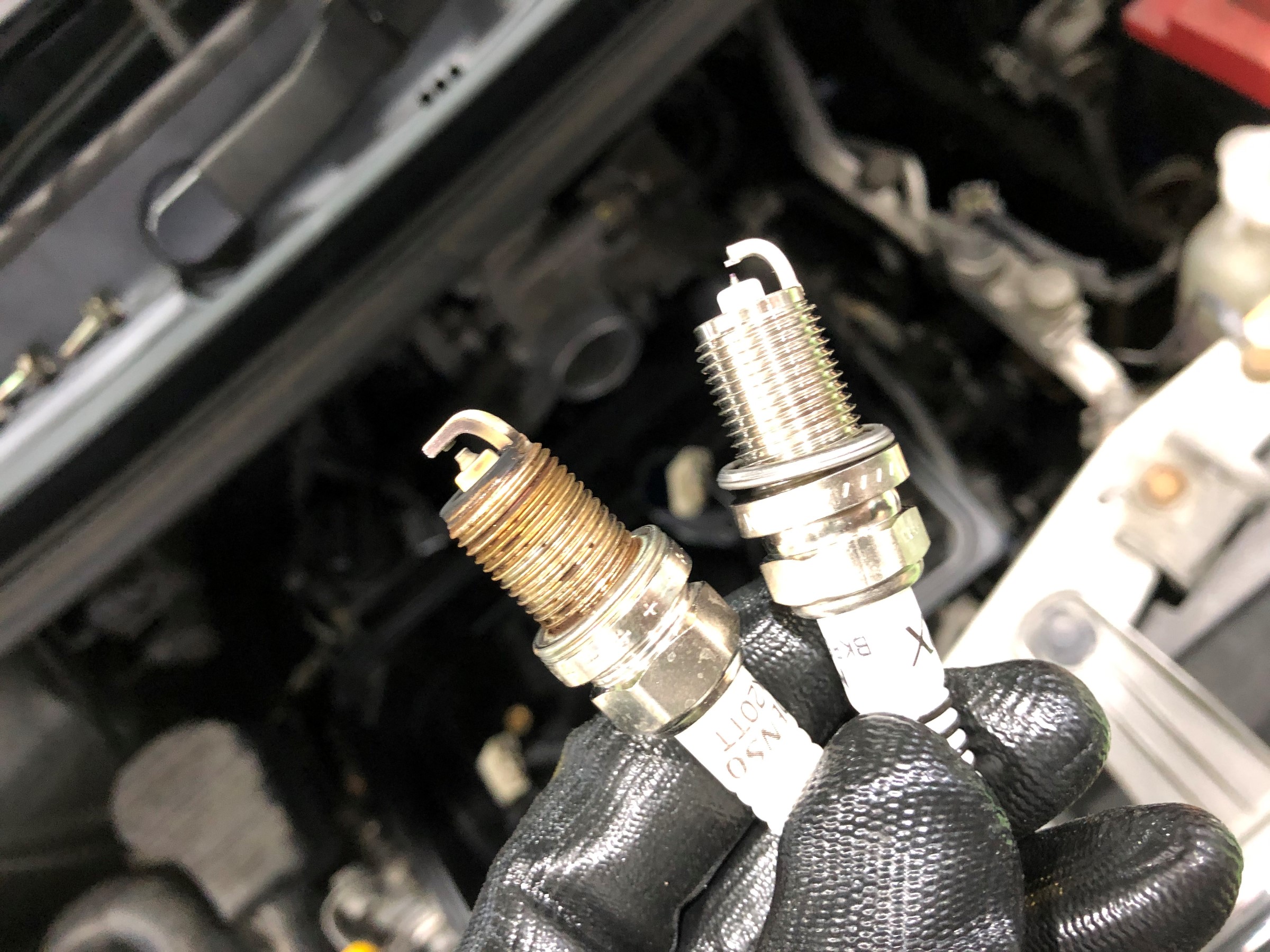ダイハツ L350系 タントに スパークプラグ交換 ハイスパーク