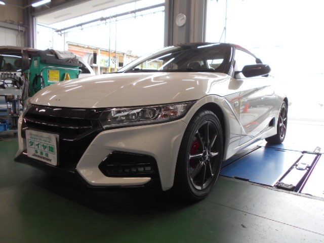 S660 インチアップ フロント16インチ リヤ17インチ ホンダ S660 サービス事例 タイヤ館 多摩境 タイヤからはじまる トータルカーメンテナンス タイヤ館グループ