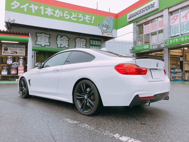 BMW 4シリーズ ダウンサス取付 | 店舗おススメ情報 | タイヤ館