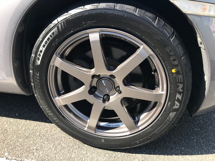 RX-8にエンケイのホイールを取付けましたよ！ | 店舗おススメ