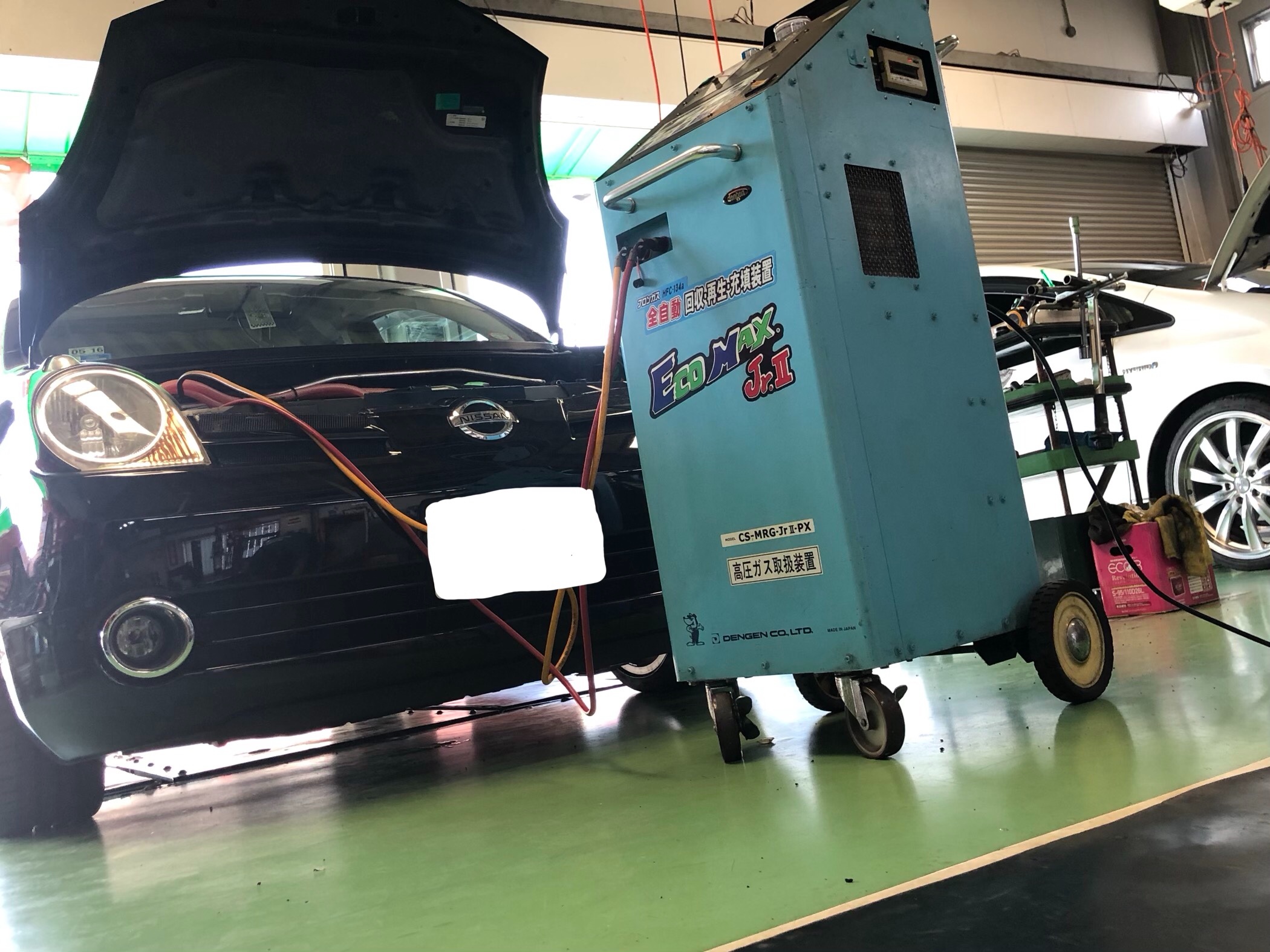 日産 ノート ニスモ のエアコンガスクリーニングをしました 日産 ノートnismo メンテナンス商品 技術サービス施工事例 タイヤ館 福岡東 タイヤからはじまる トータルカーメンテナンス タイヤ館グループ