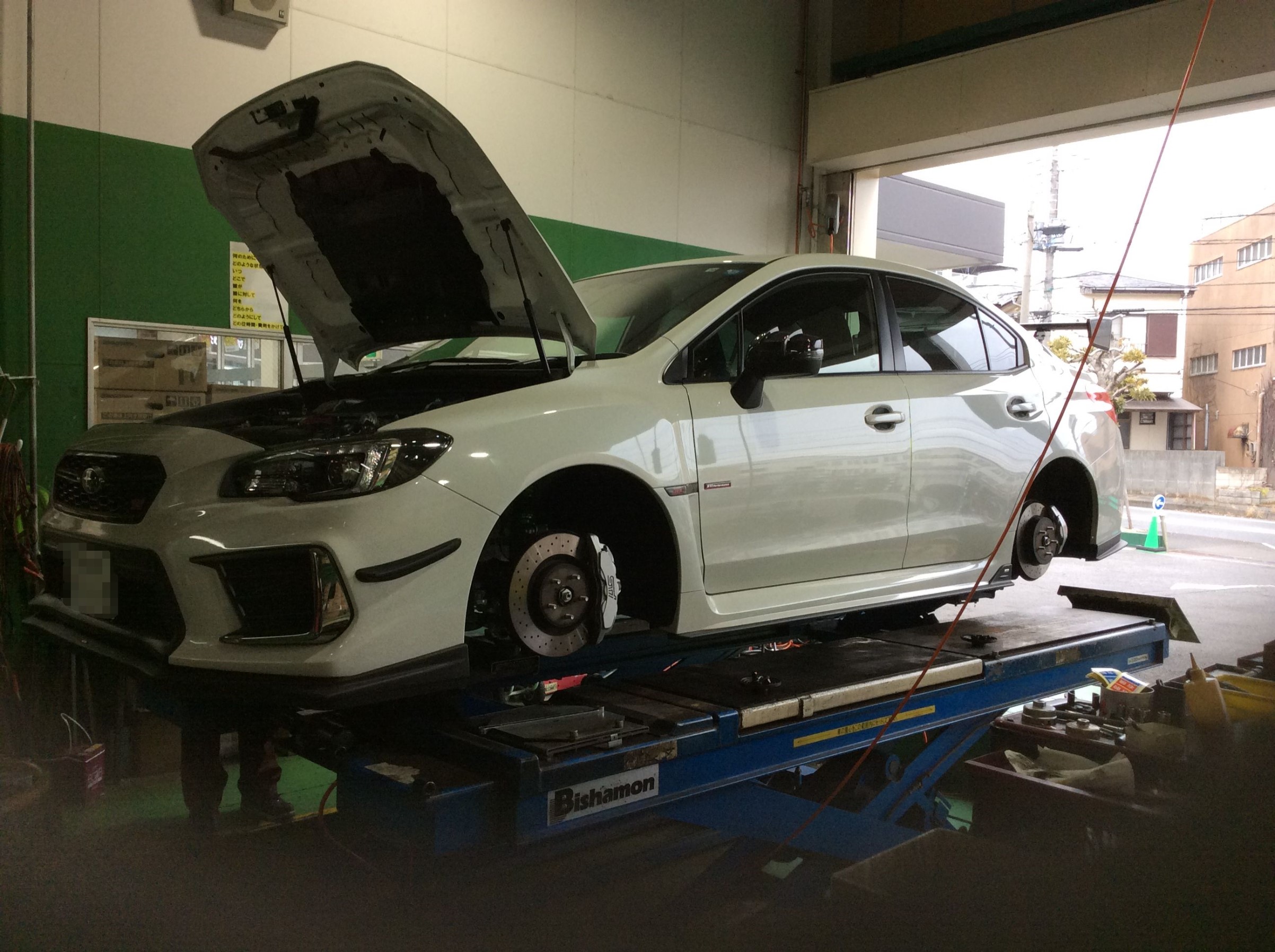 Wrx Sti 車高調整 アライメント調整 スタッフ日記 タイヤ館 松戸 千葉県のタイヤ カー用品ショップ タイヤからはじまる トータルカーメンテナンス タイヤ館グループ