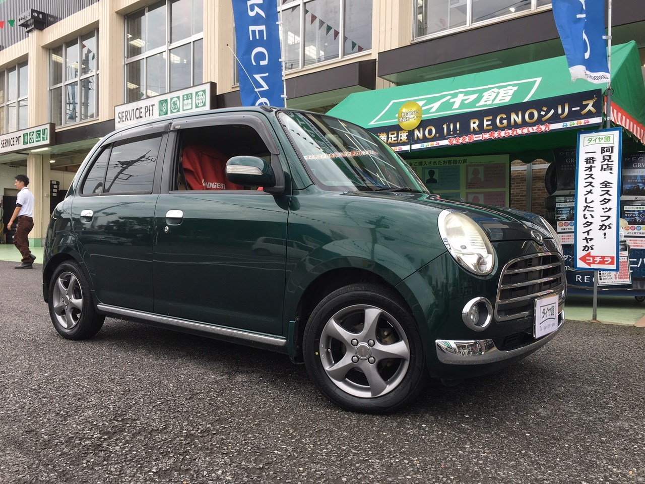 ダイハツ L650S ミラジーノ】タイヤ交換を行いました。 | ダイハツ