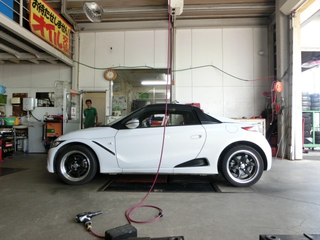 S660 テイン ﾌﾚｯｸｽZ 取り付け | 店舗おススメ情報 | タイヤ館 大河原